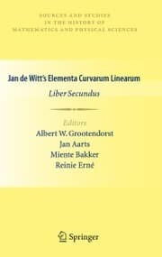 Cover von Jan de Witt's Elementa Curvarum Linearum