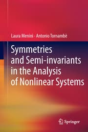 Cover von Symmetries and Semi-invariants in the Analysis of Nonlinear Systems