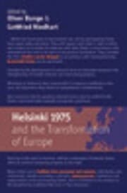Cover von Helsinki 1975 and the Transformation of Europe