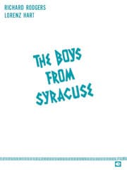 Cover von The Boys From Syracuse (vocal score)
