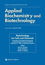 Cover von Biotechnology for Fuels and Chemicals