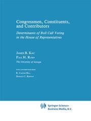 Cover von Congressman, Constituents and Contributors