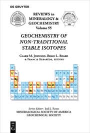 Cover von Geochemistry of Non-Traditional Stable Isotopes