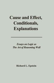 Cover von Cause and Effect, Conditionals, Explanations