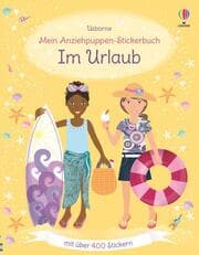 Cover von Mein Anziehpuppen-Stickerbuch: Im Urlaub