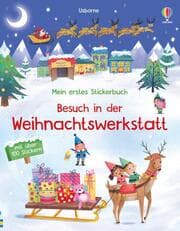 Cover von Mein erstes Stickerbuch: Besuch in der Weihnachtswerkstatt