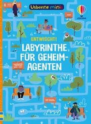 Cover von Usborne Minis: Entwischt! Labyrinthe für Geheimagenten