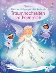 Cover von Mein Anziehpuppen-Stickerbuch: Traumhochzeiten im Feenreich