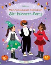 Cover von Mein Anziehpuppen-Stickerbuch: Die Halloween-Party