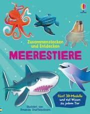 Cover von Zusammenstecken und Entdecken: Meerestiere