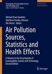 Cover von Air Pollution Sources, Statistics and Health Effects