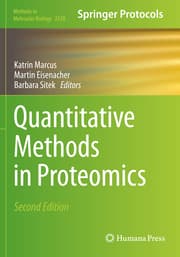 Cover von Quantitative Methods in Proteomics