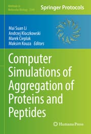 Cover von Computer Simulations of Aggregation of Proteins and Peptides