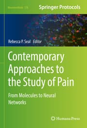 Cover von Contemporary Approaches to the Study of Pain