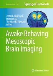 Cover von Awake Behaving Mesoscopic Brain Imaging
