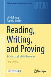 Cover von Reading, Writing, and Proving