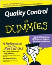 Cover von Quality Control for Dummies