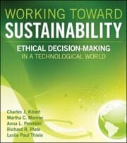 Cover von Working Toward Sustainability