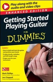Cover von Getting Started Playing Guitar For Dummies, Enhanced Edition