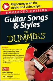 Cover von Guitar Songs and Styles For Dummies, Enhanced Edition