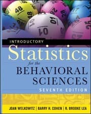 Cover von Introductory Statistics for the Behavioral Sciences