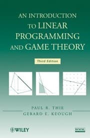 Cover von An Introduction to Linear Programming and Game Theory