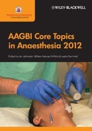 Cover von AAGBI Core Topics in Anaesthesia 2012