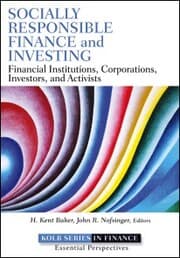 Cover von Socially Responsible Finance and Investing