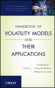 Cover von Handbook of Volatility Models and Their Applications