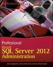 Cover von Professional Microsoft SQL Server 2012 Administration