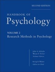 Cover von Handbook of Psychology, Research Methods in Psychology