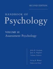 Cover von Handbook of Psychology, Assessment Psychology