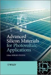 Cover von Advanced Silicon Materials for Photovoltaic Applications