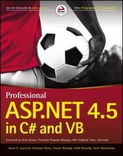 Cover von Professional ASP.NET 4.5 in C and VB