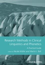 Cover von Research Methods in Clinical Linguistics and Phonetics