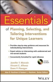 Cover von Essentials of Planning, Selecting, and Tailoring Interventions for Unique Learners