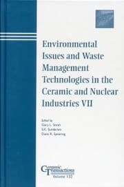 Cover von Environmental Issues and Waste Management Technologies in the Ceramic and Nuclear Industries VII