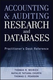 Cover von Accounting and Auditing Research and Databases