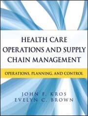 Cover von Health Care Operations and Supply Chain Management