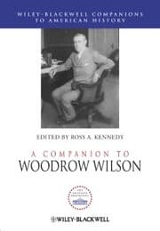 Cover von A Companion to Woodrow Wilson
