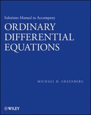 Cover von Solutions Manual to accompany Ordinary Differential Equations