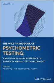 Cover von The Wiley Handbook of Psychometric Testing