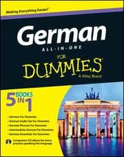 Cover von German All-in-One For Dummies