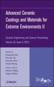 Cover von Advanced Ceramic Coatings and Materials for Extreme Environments II, Volume 33, Issue 3