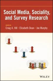 Cover von Social Media, Sociality, and Survey Research
