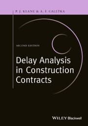Cover von Delay Analysis in Construction Contracts