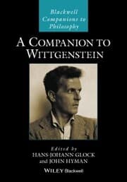 Cover von A Companion to Wittgenstein