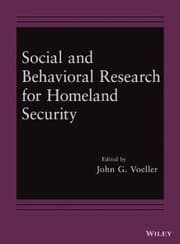 Cover von Social and Behavioral Research for Homeland Security