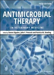 Cover von Antimicrobial Therapy in Veterinary Medicine