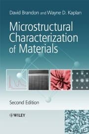 Cover von Microstructural Characterization of Materials
